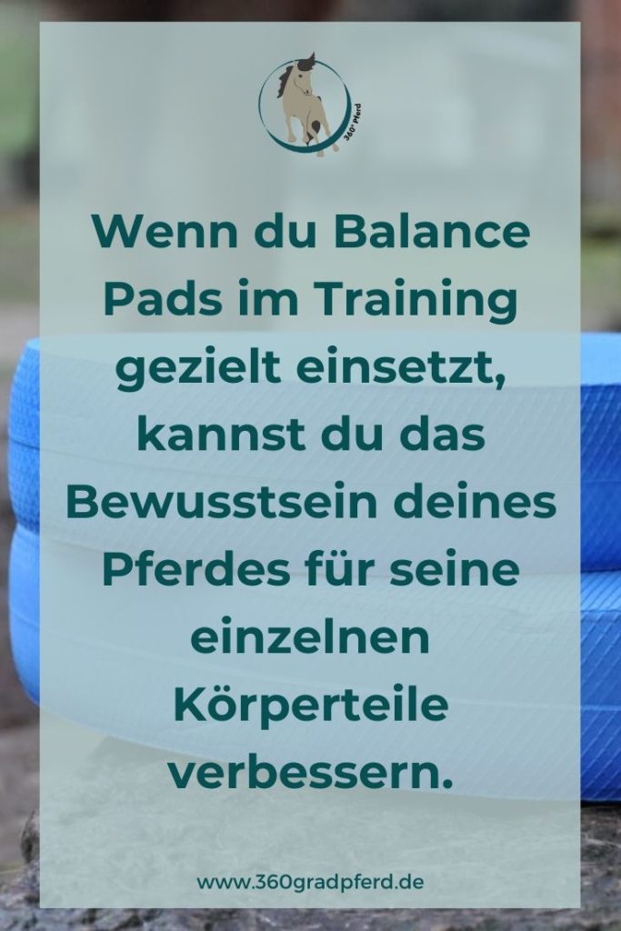 Wenn du Balance Pads im Training gezielt einsetzt, kannst du das Bewusstsein deines Pferdes für einzelne Teile seines Körpers verbessern