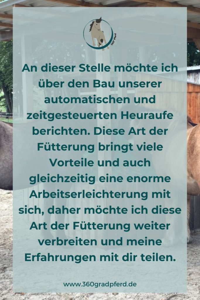 So baust du eine automatische Heuraufe für deinen Offenstall